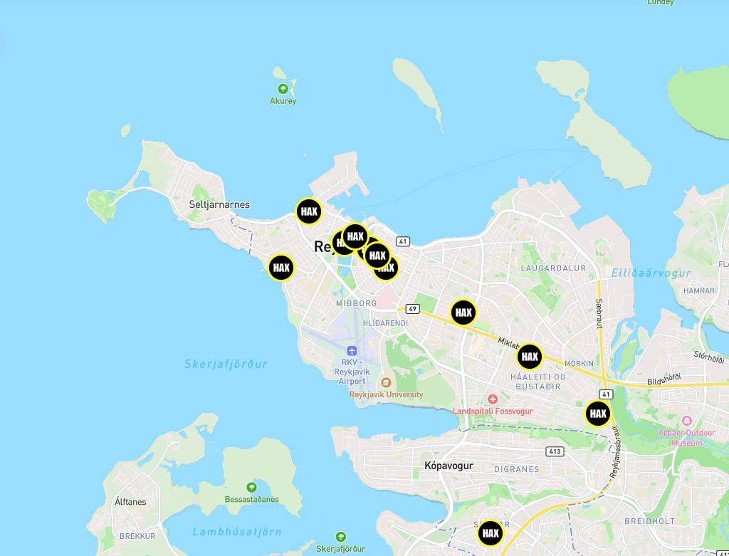 HAX Locations